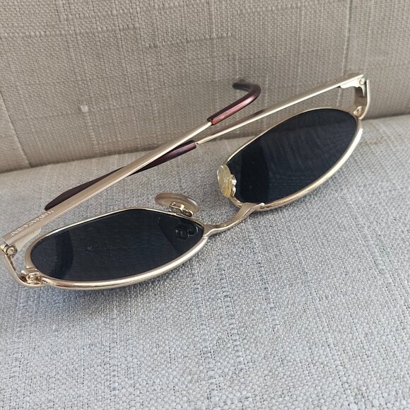 Yves Saint Laurent Women Sunglasses y101 130 Vintage Gold Oval Frame main image 15
